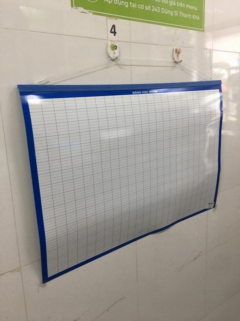 Bảng phụ ngang nhỏ 40x60