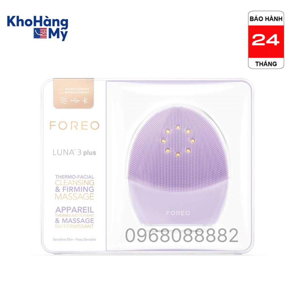 Máy rửa mặt và massage nâng cơ Foreo LUNA 3 Plus, LUNA 4 plus