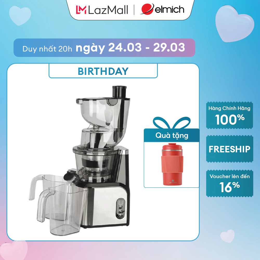 (SALE 5.5)Máy ép trái cây Elmich JEE-1855OL