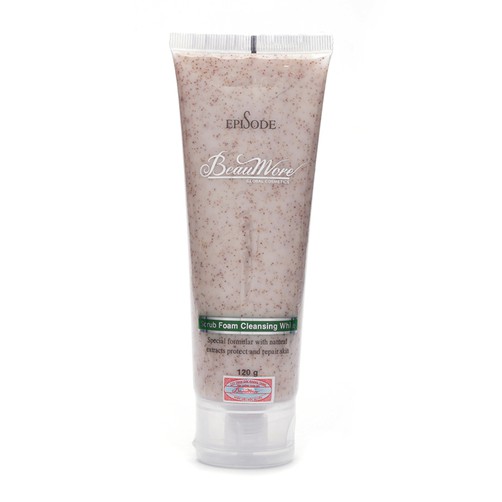[HCM]Sữa Rửa Mặt Hạt Mơ - Beaumore Scrub Foam Cleansing White 120G