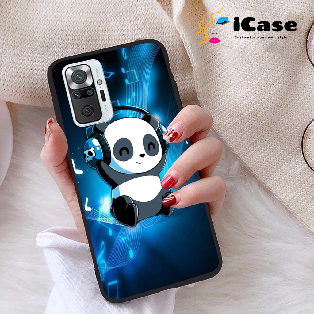 Ốp lưng Xiaomi Redmi Note 10 Pro viền dẻo TPU BST Panda