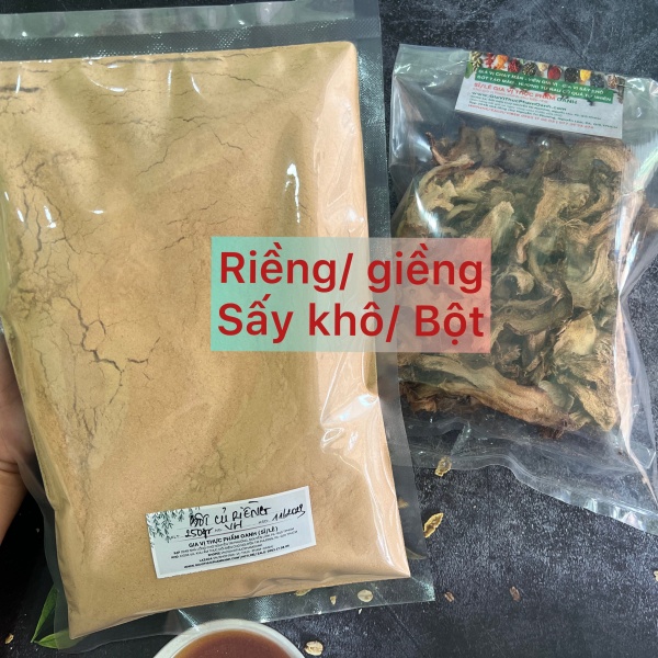 Giềng/ Riềng thái lát sấy khô/ bột