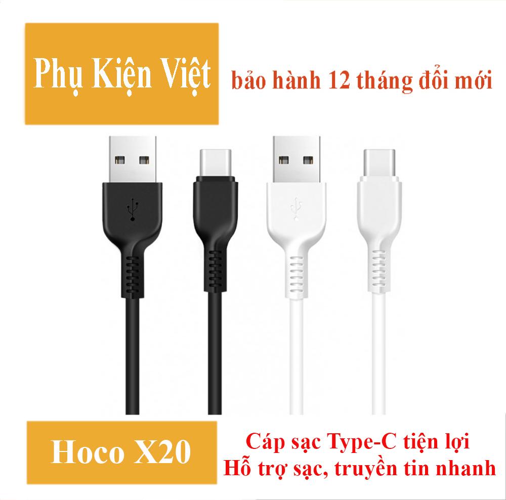 [HCM]Cáp sạc Type-C Hoco X20 hỗ trợ sạc nhanh tiện lợi.