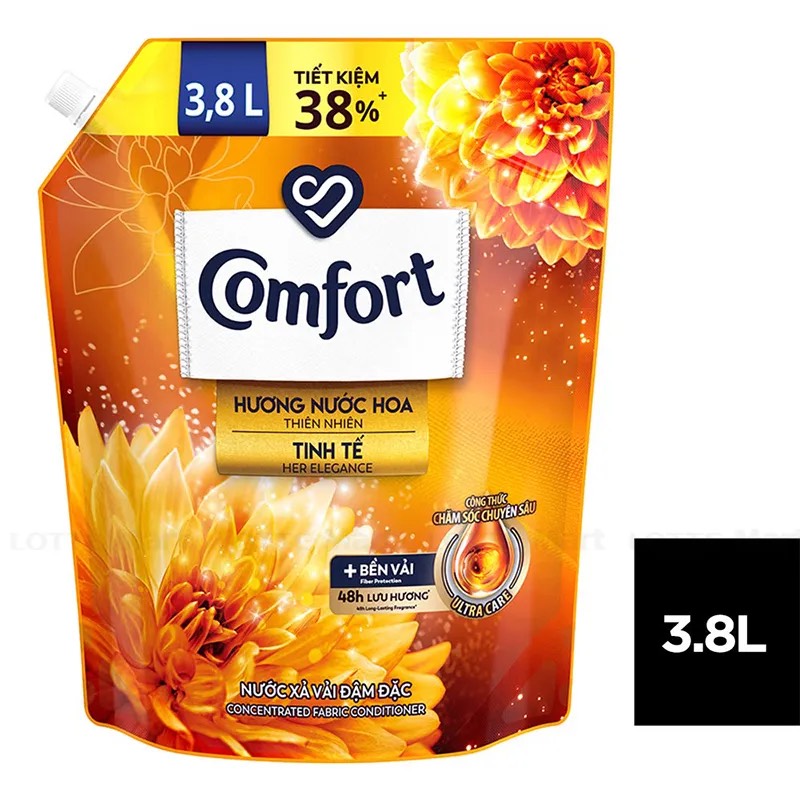NƯỚC XẢ LÀM MỀM VẢI COMFORT 3,8L