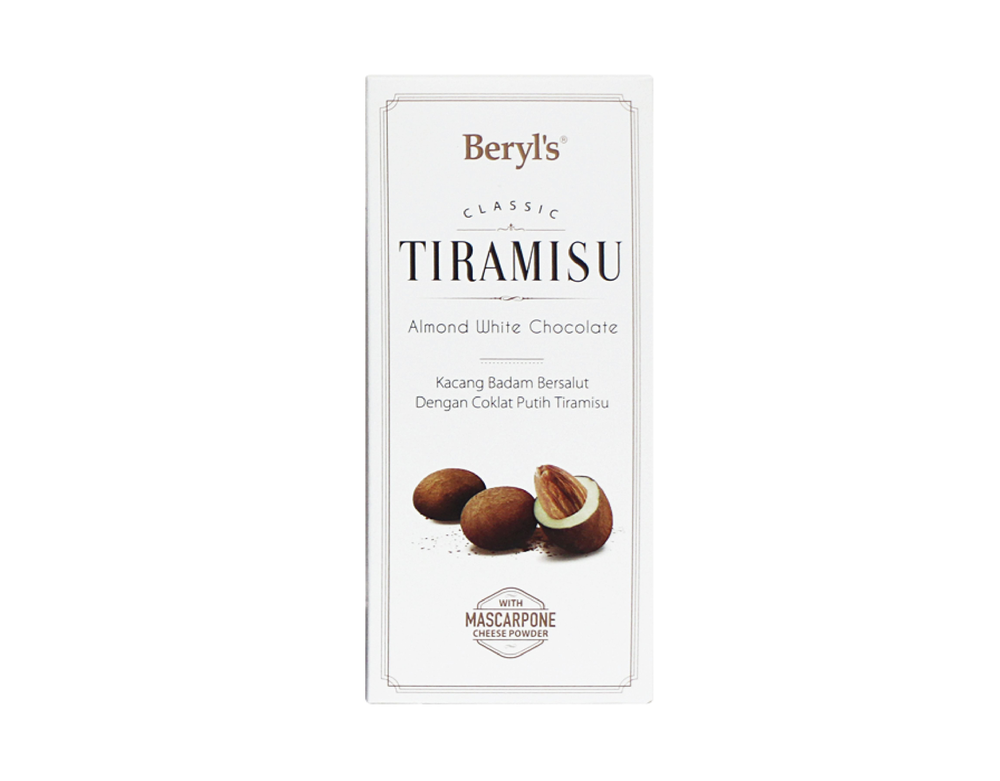 Date 10/27 Socola Trắng Hạnh Nhân Beryl's Tiramisu Hộp 180g