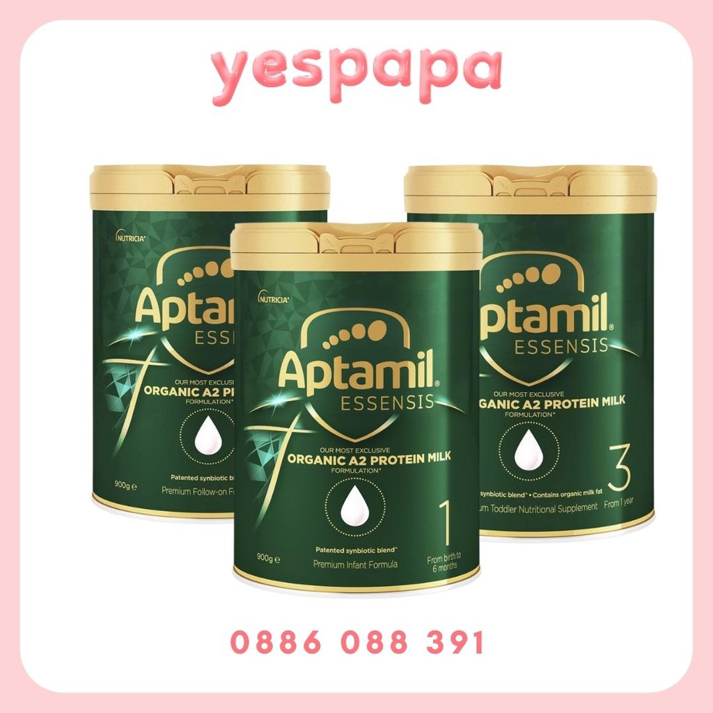 Sữa Aptamil Essensis Organic 900gr Úc