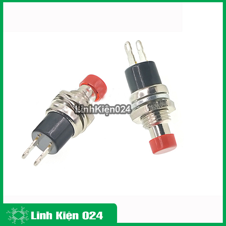 Bộ 5 nút nhấn reset, nút đề sắt nhỏ 6mm 2 chân cao cấp