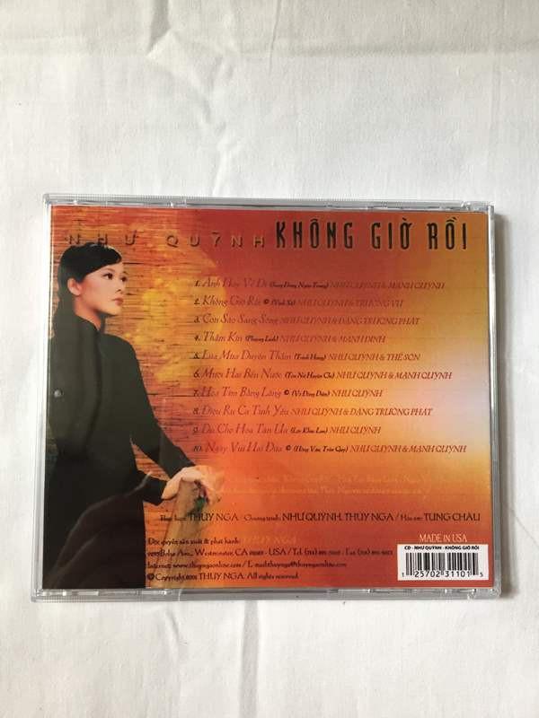 [HCM]CD Như Quỳnh - Không Giờ Rồi TNCD257