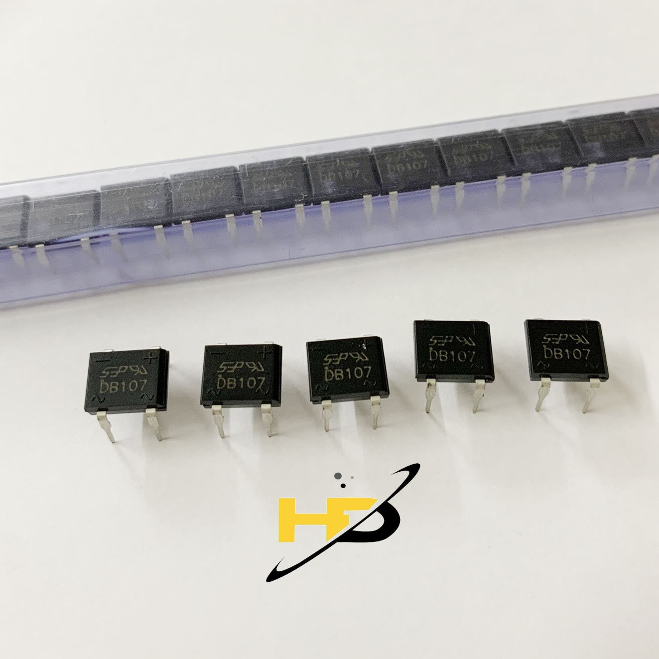 Combo 5 diode cầu db107 1a 1000v dip4 loại chân cắm