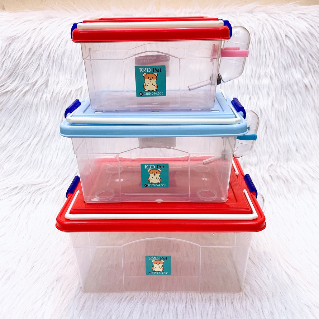 Lồng xách tay cho thú nhỏ hamster sóc Guinea Pig (bọ ú chuột lang)