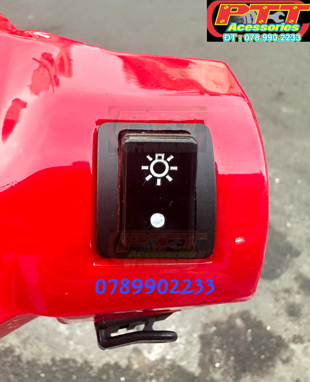 BỘ NÚT CÔNG TẮC XE MAX 3 ( TRUNG QUỐC ) CÙM CÔNG TẮC LIỀN