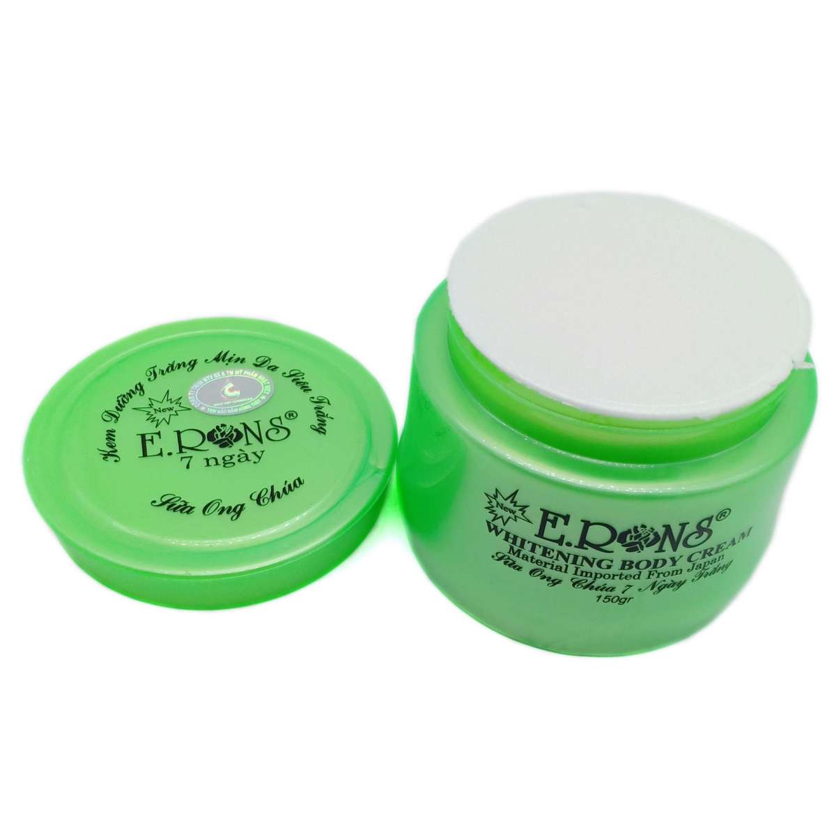 [HCM]Kem dưỡng trắng da toàn thân Erons 150g (Xanh)