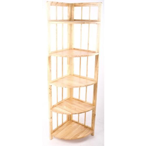 kệ góc 5 tầng bằng gỗ