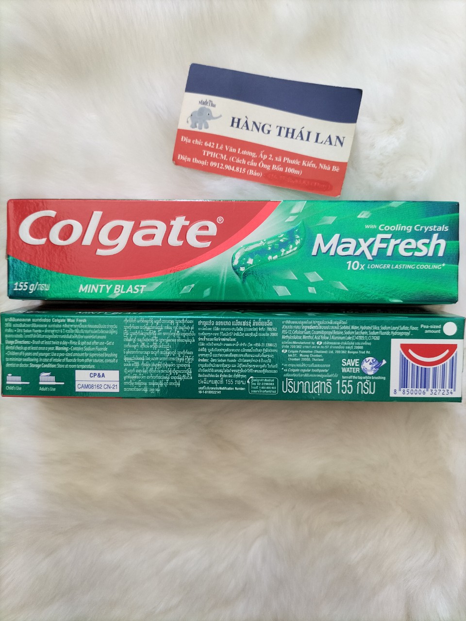 Kem đánh răng Colgate Max Fresh Thái Lan 155g