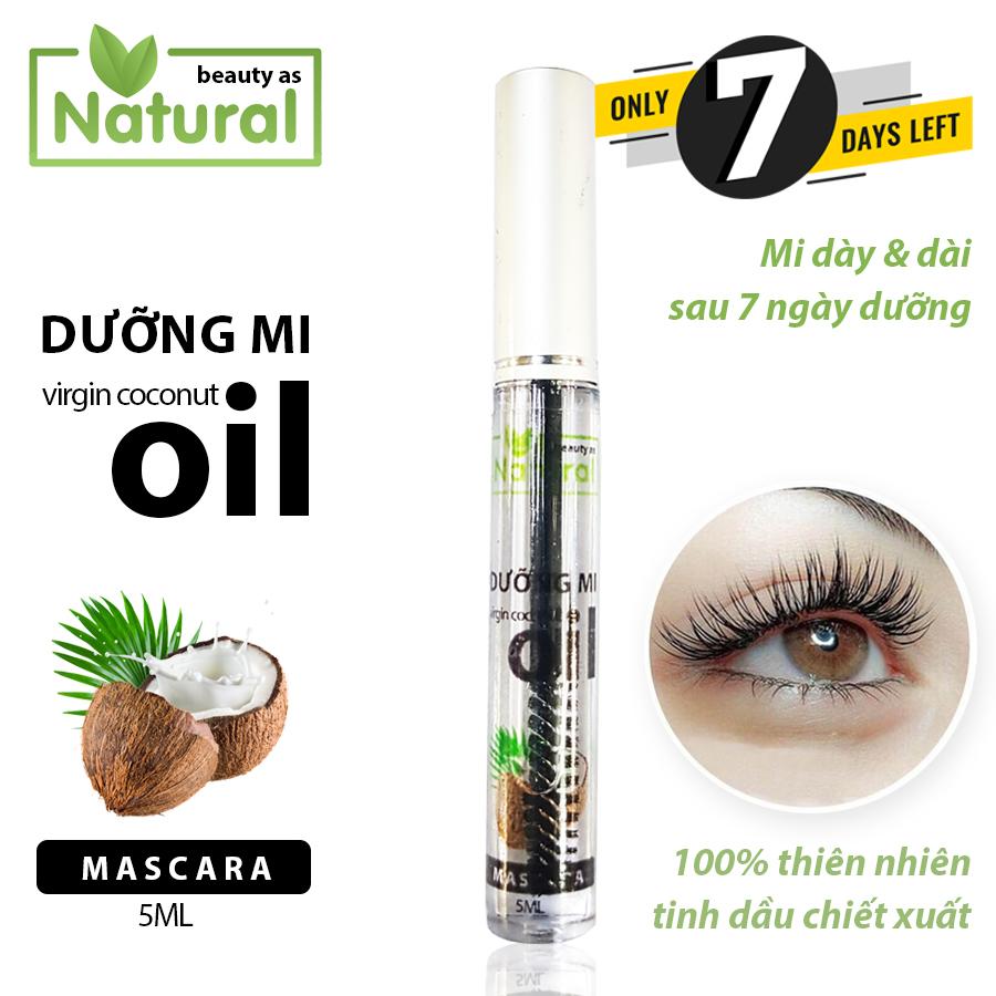 Mascara Dầu Dừa Dưỡng Mi 7 ngày siêu tốc 100% chiết xuất tinh dầu dừa có mùi thơm ngọt dừa