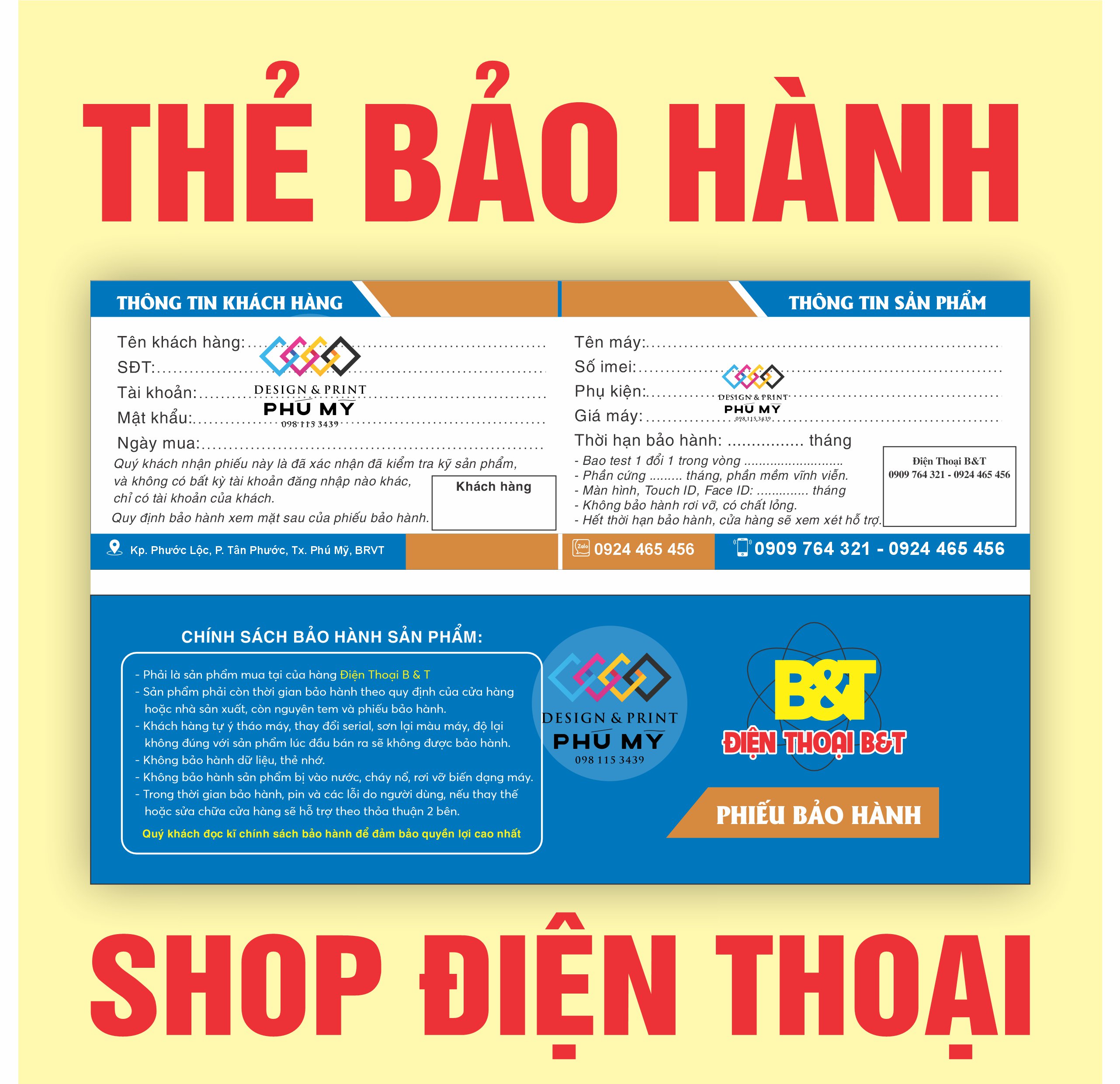 500 Thẻ bảo hành cho cửa hàng điện thoại | Lazada.vn