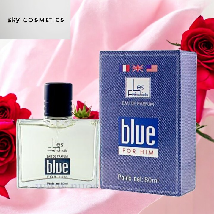 💙 Nước Hoa Nam Les Frénchisés Blue For Him 80ml – Lôi Cuốn, Lãng Mạn, Nam Tính