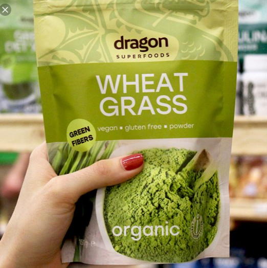 Bột cỏ lúa mì hữu cơ Dragon Superfoods 150g