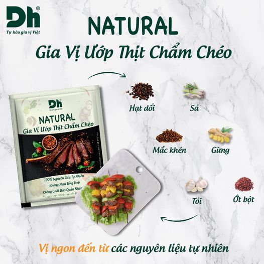 [HCM]Natural Gia vị ướp Chẩm Chéo Dh Foods