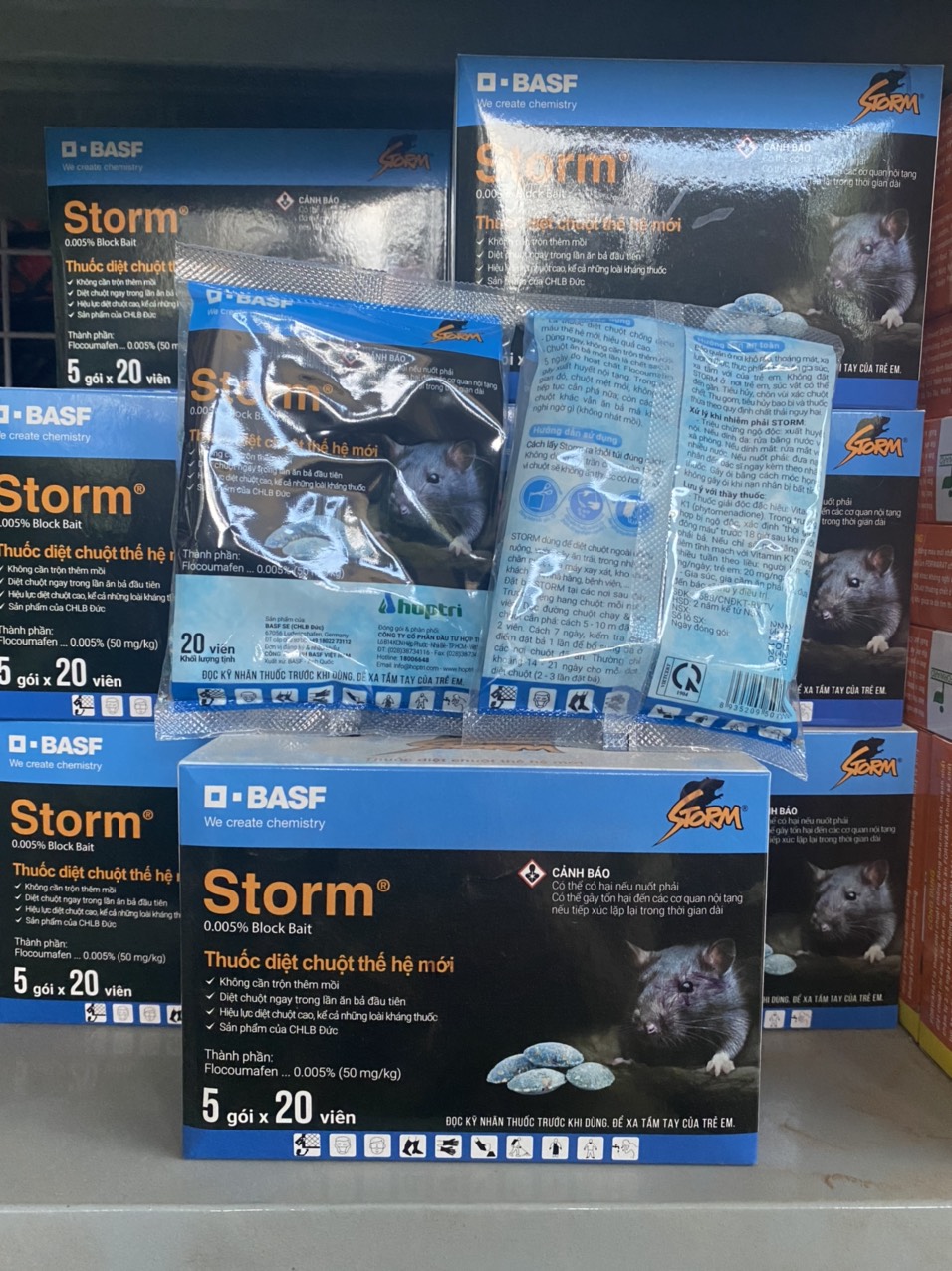 Thuốc Diệt Chuột Dạng Viên STORM