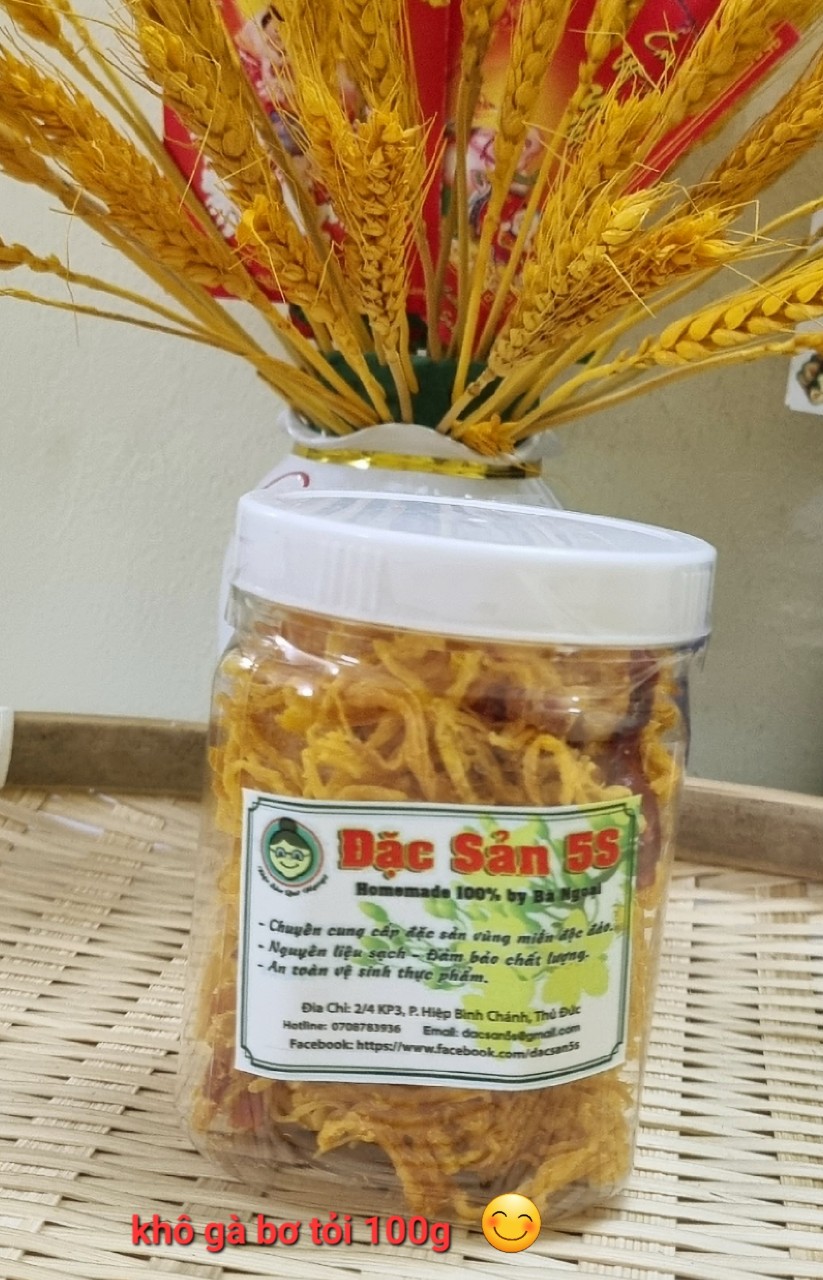 Khô gà bơ tỏi Đặc sản 5S