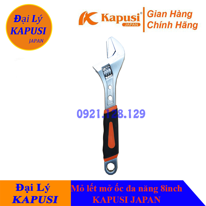 Mỏ lết, Mỏ mở ốc đa năng 8inch KAPUSI JAPAN
