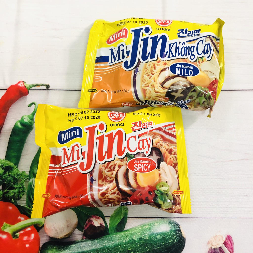 Combo 10 gói - Mini Mì Jin Cay 80g (VN)