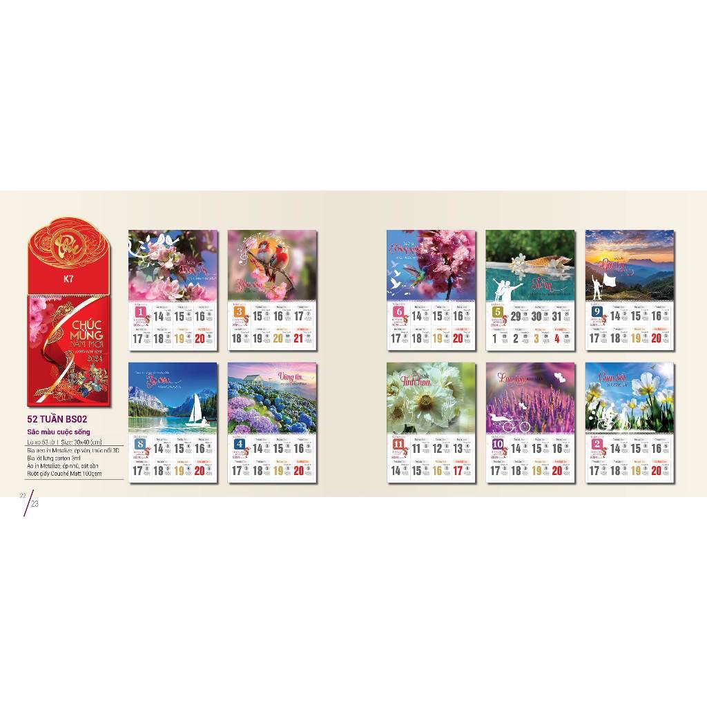 2024 week calendar-2024 wall calendar-52 weeks calendar-2024 year calendar-2024 wall calendar