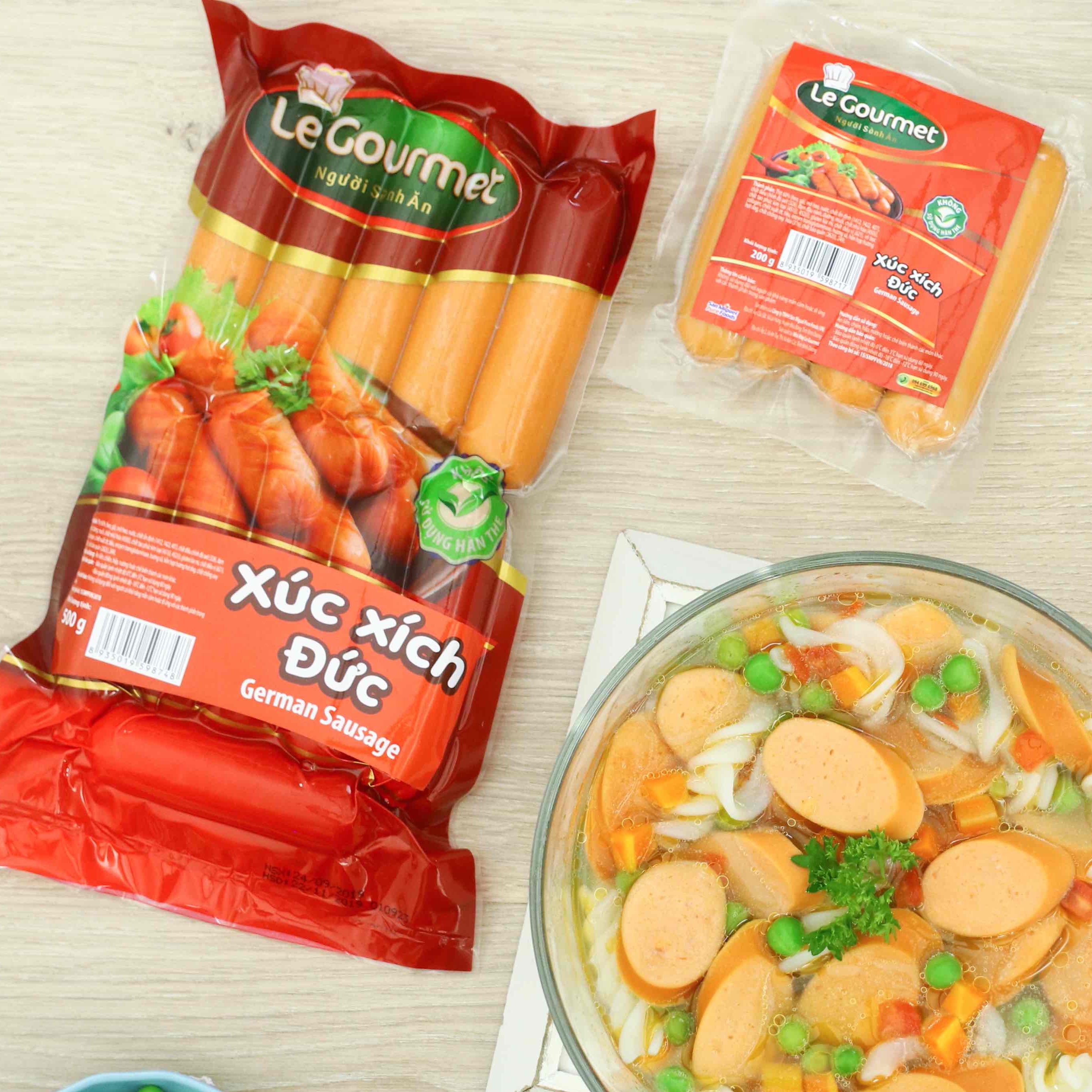 xúc xích Đức Le Gourmet 500G