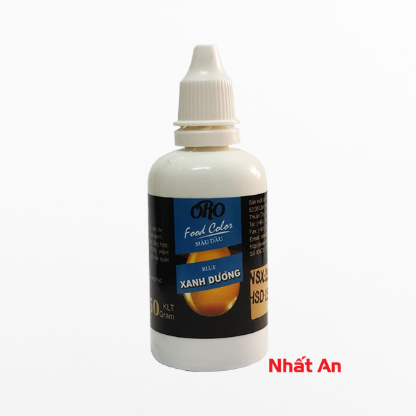 Màu thực phẩm gốc dầu ORO Xanh Dương - 50gr