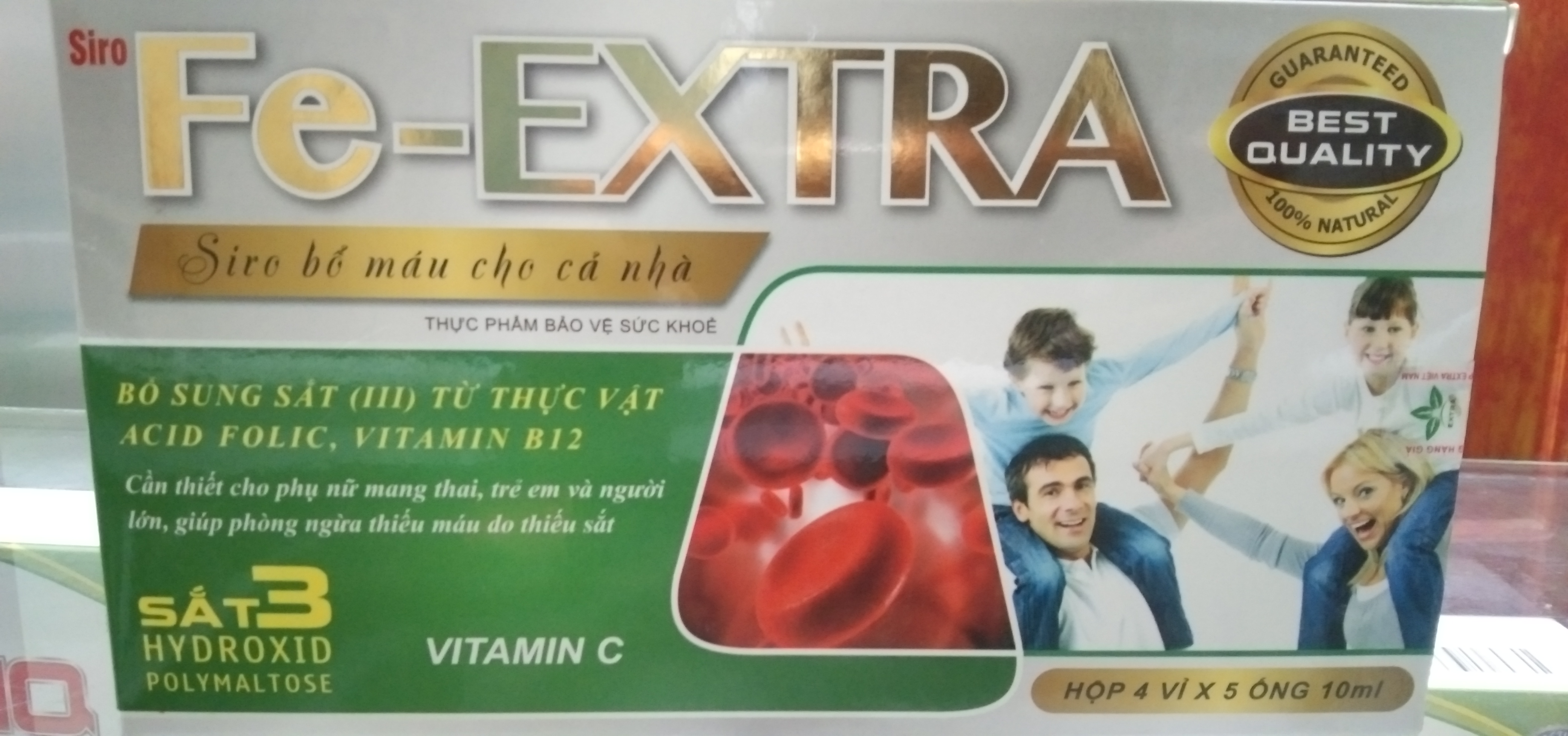 Fe- Extra: Bổ Sung Sắt III, Axit Folic, Vitamin B12