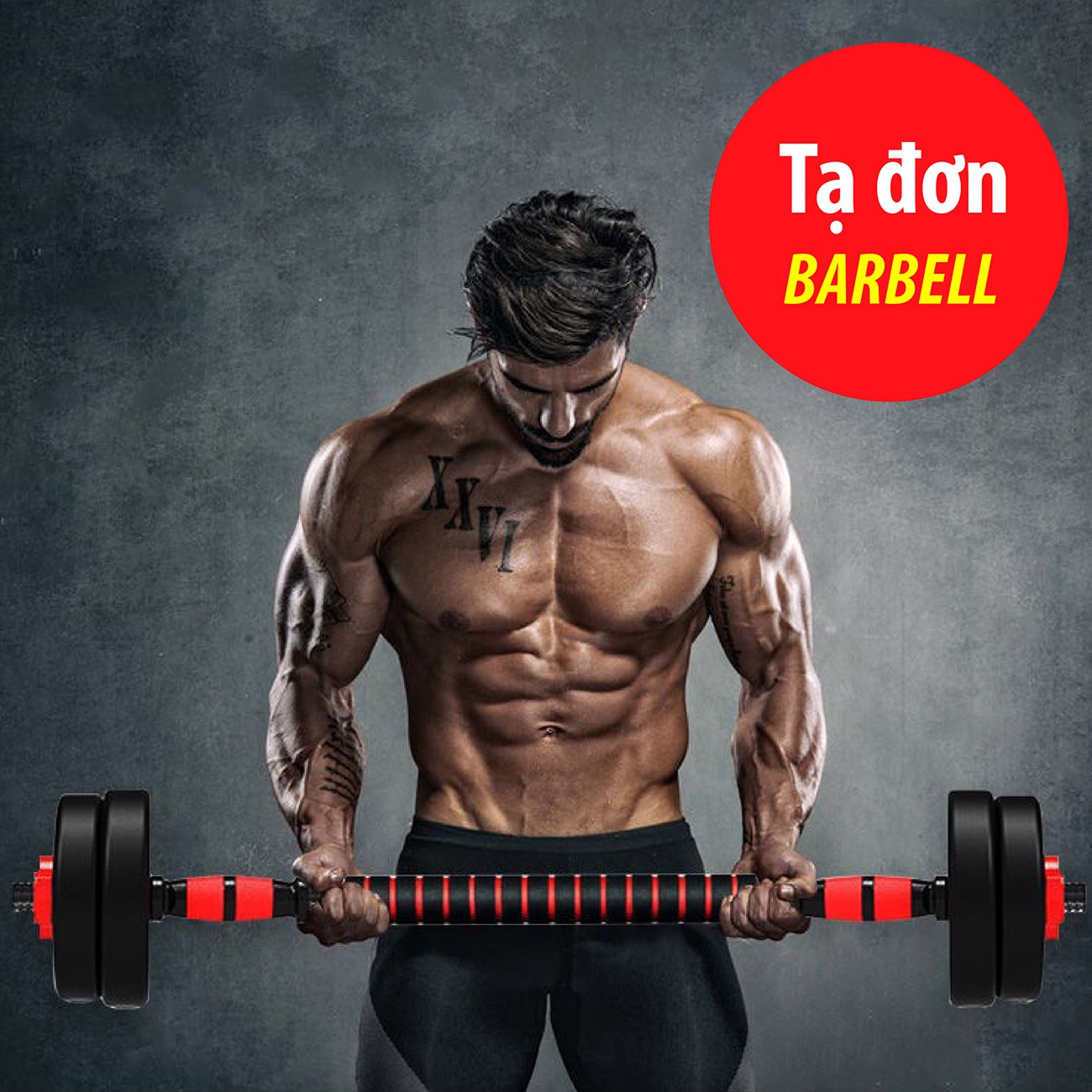 Bộ tạ DUMBELL 30KG tập tay đa năng