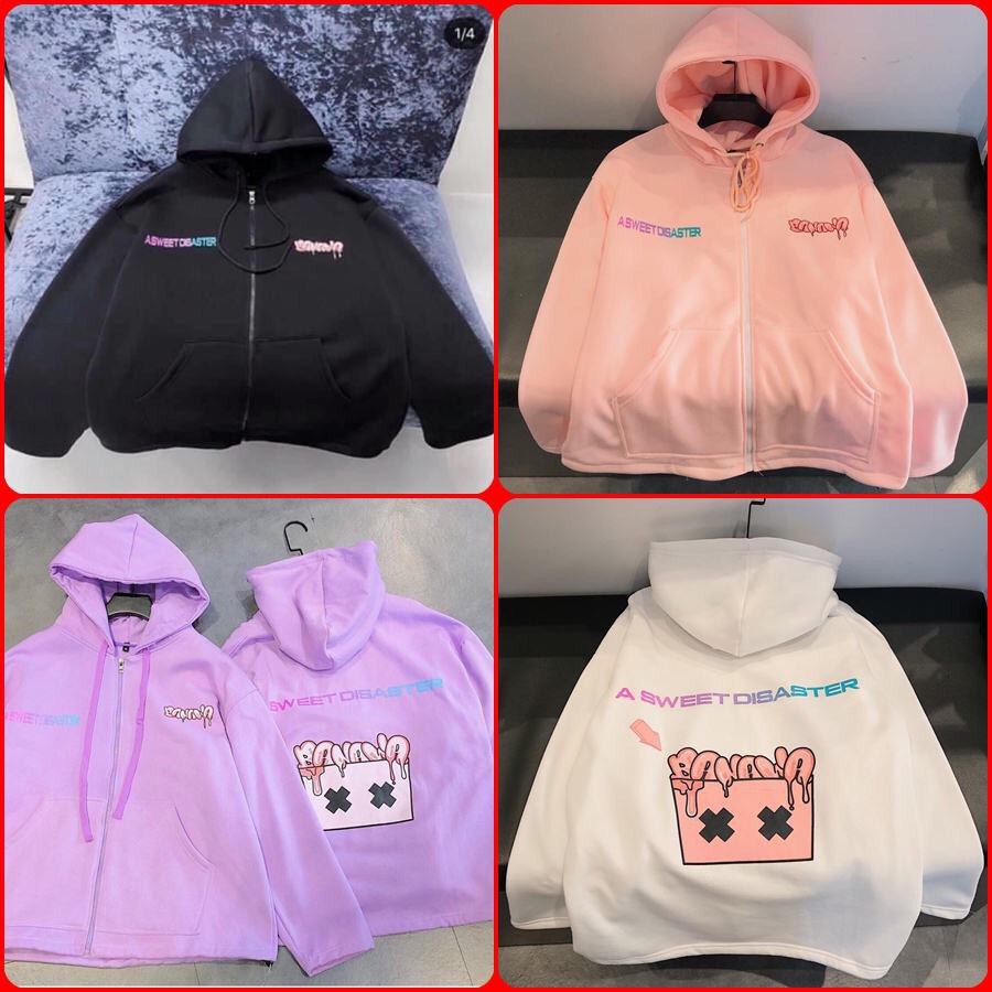 ÁO KHOÁC NỈ DÂY KÉO SIÊU DỄ THƯƠNG MẪU MỚI NHẤT 2020 (tím màu hot nhất năm)