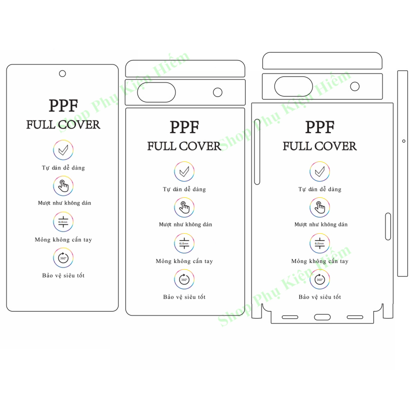 Dán ppf full viền pixel 6a – tặng dán camera