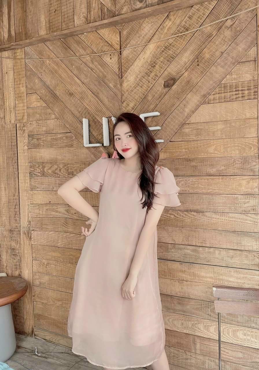 Váy suông, váy công sở nữ váy bigsize dáng suông chữ a đi biển, đi làm đều xinh thiết kế