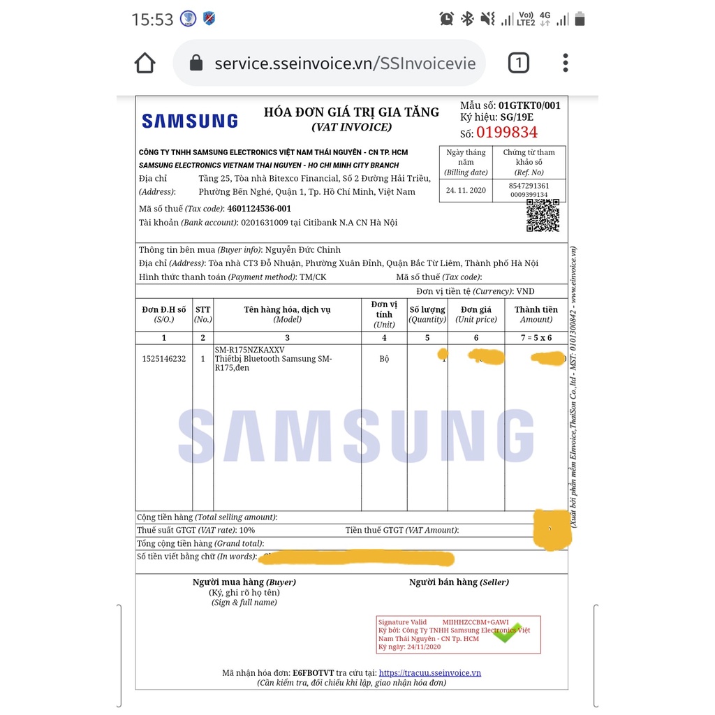 Tai nghe lẻ thay thế Samsung Galaxy Buds, Buds Plus