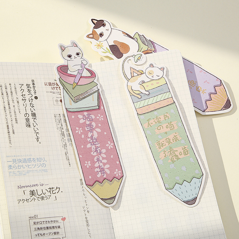 Hộp 30 Tờ Bookmark CAT Siêu Đáng Yêu