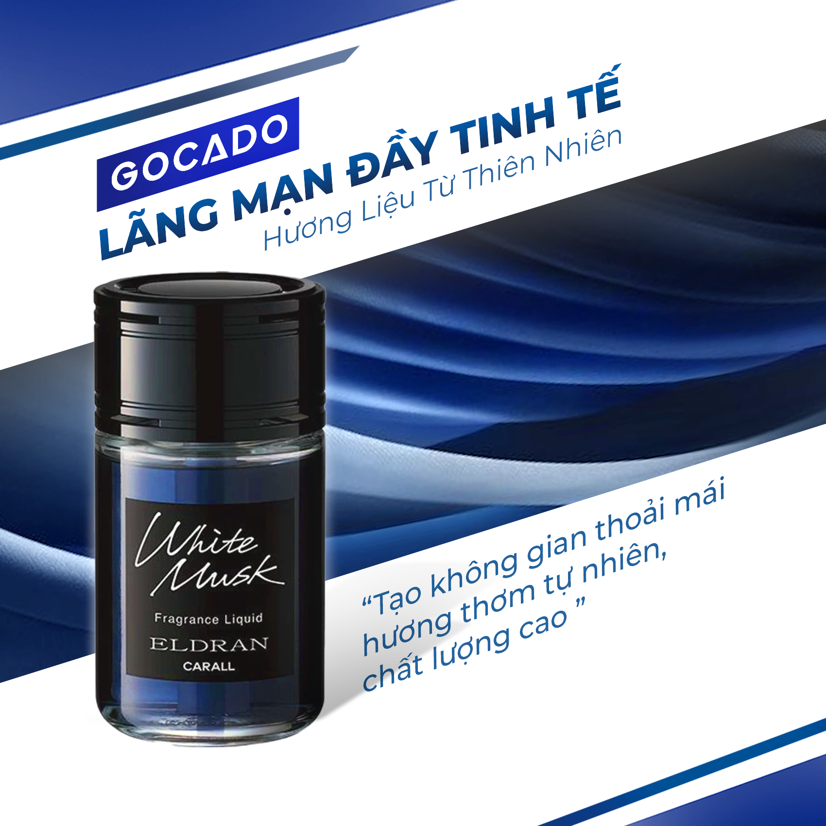 Nước Hoa Ô Tô Cao Cấp GOCADO - ELDURAN RISER WHITE MUSK