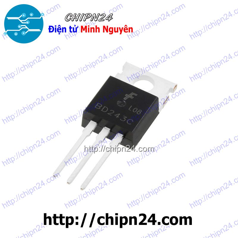 Transistor bd243 to-220 npn 6a 100v