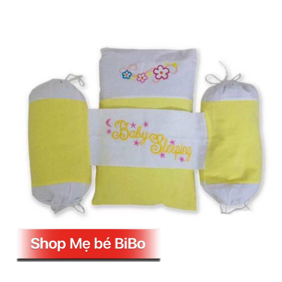 Bộ Gối Chặn Vỏ Đậu Cho Bé Sơ Sinh