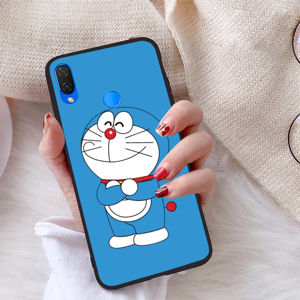 [HCM]Ốp lưng iCase dành cho Huawei Nova 3i viền dẻo TPU BST Mèo Máy Thông Minh