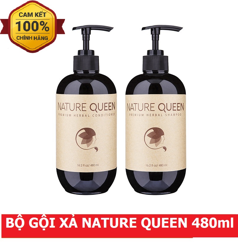 Bộ dầu gội thảo dược Nature Queen 480ml