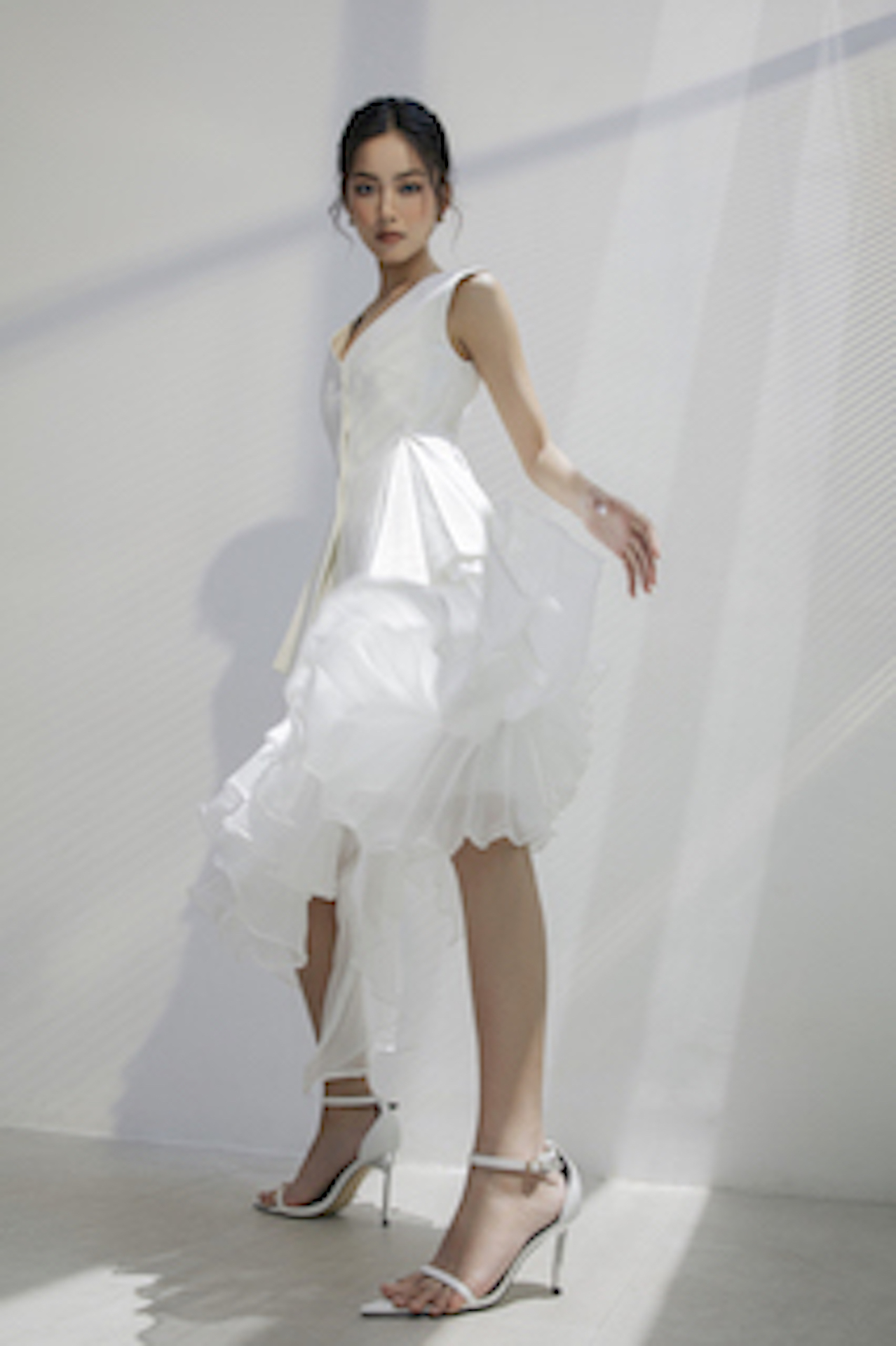 Des Fleurs chân váy dập li - Iris Pleated Skirt