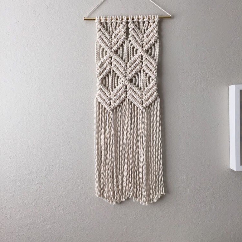 Mành treo trang trí Macrame sang trọng phong cách Boho