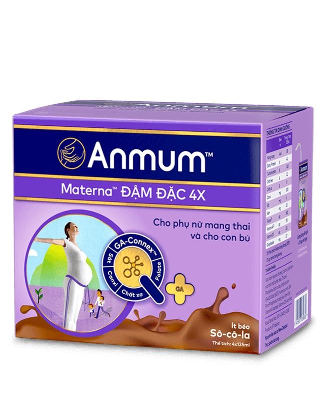 Sữa Anmum Materna pha sẵn 4X Đậm đặc vani