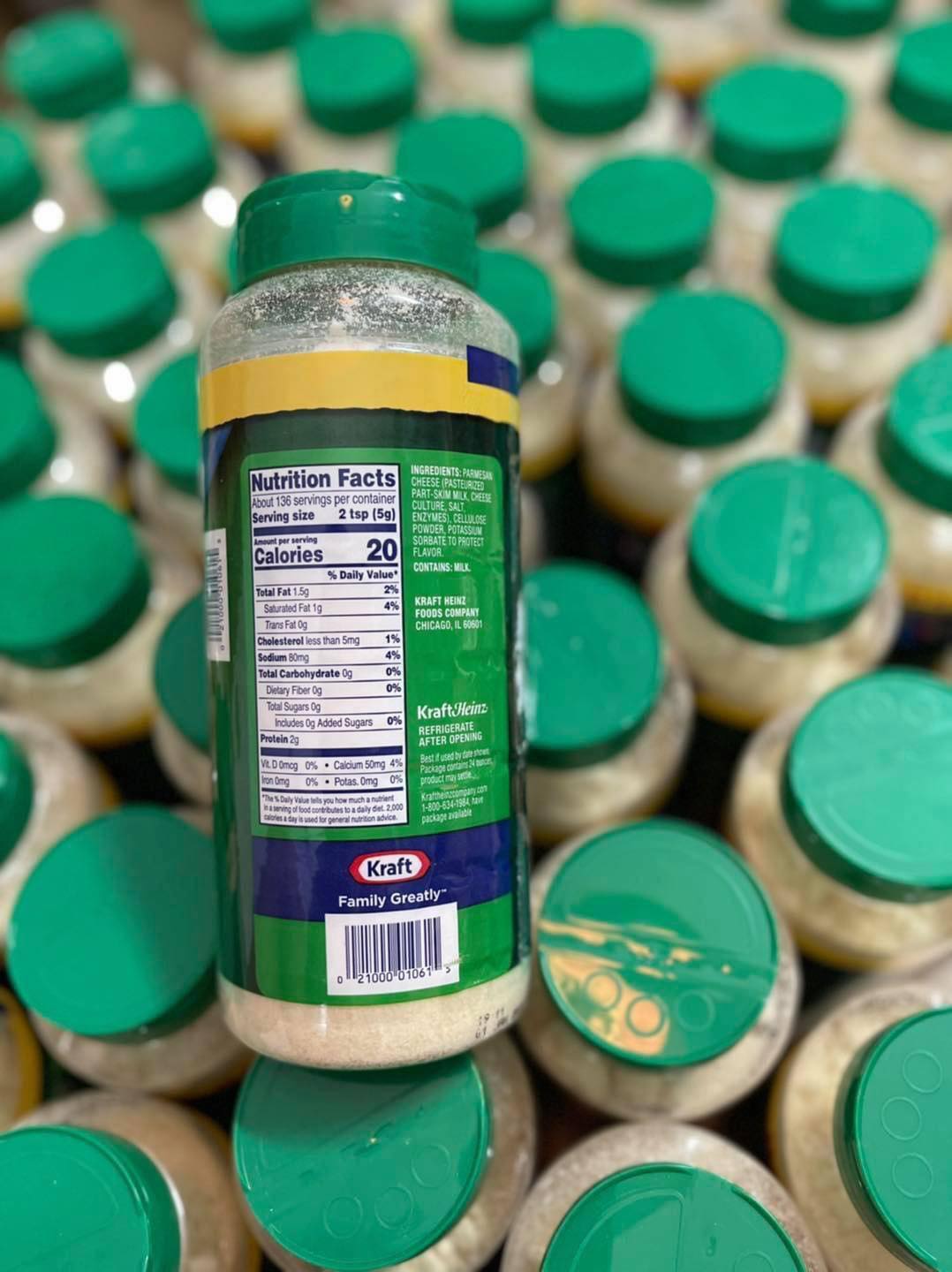 Phô Mai  Parmesan Mỹ 680g