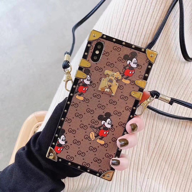 ♥️ Ốp vuông tán đinh Ip6/6p/7p/X/Xsmax ♥️