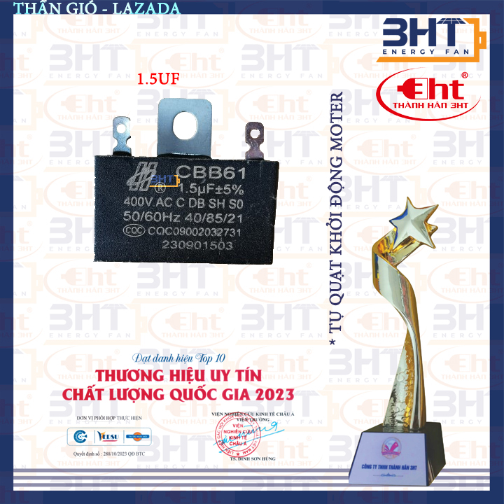 Tụ quạt CBB 2uF & 1.5uF