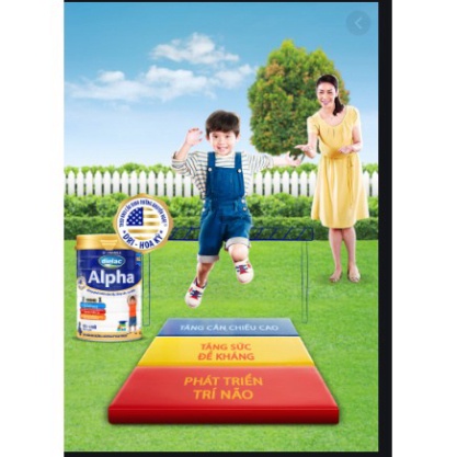 Sữa bột Vinamilk Dielac Alpha lon 900g - đủ số