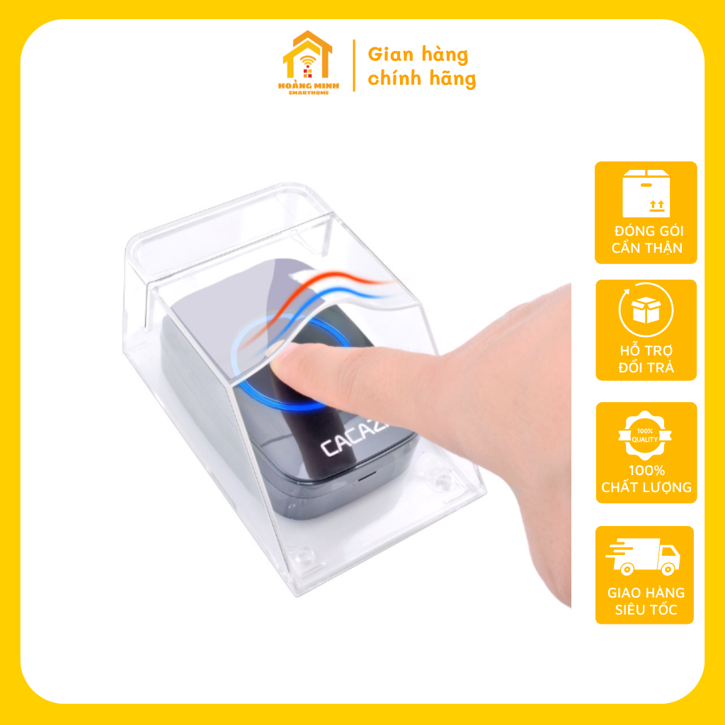Nắp che mưa chuông cửa không dây
